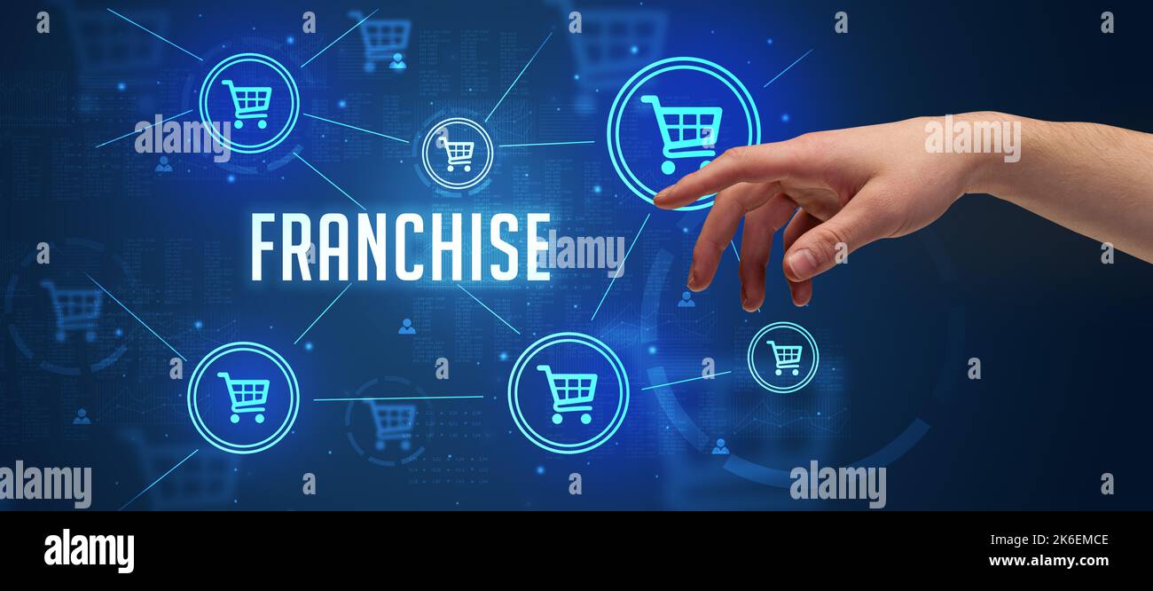 Franchise close up hand hi-res stock photography and images - Alamy