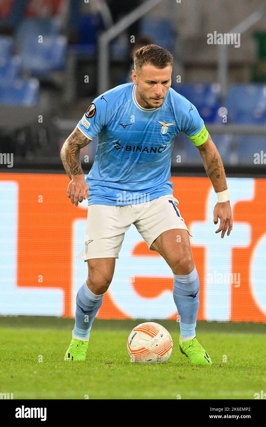 Italy, 13 October 2022, Ciro Immobile of SS Lazio during UEFA Europa
