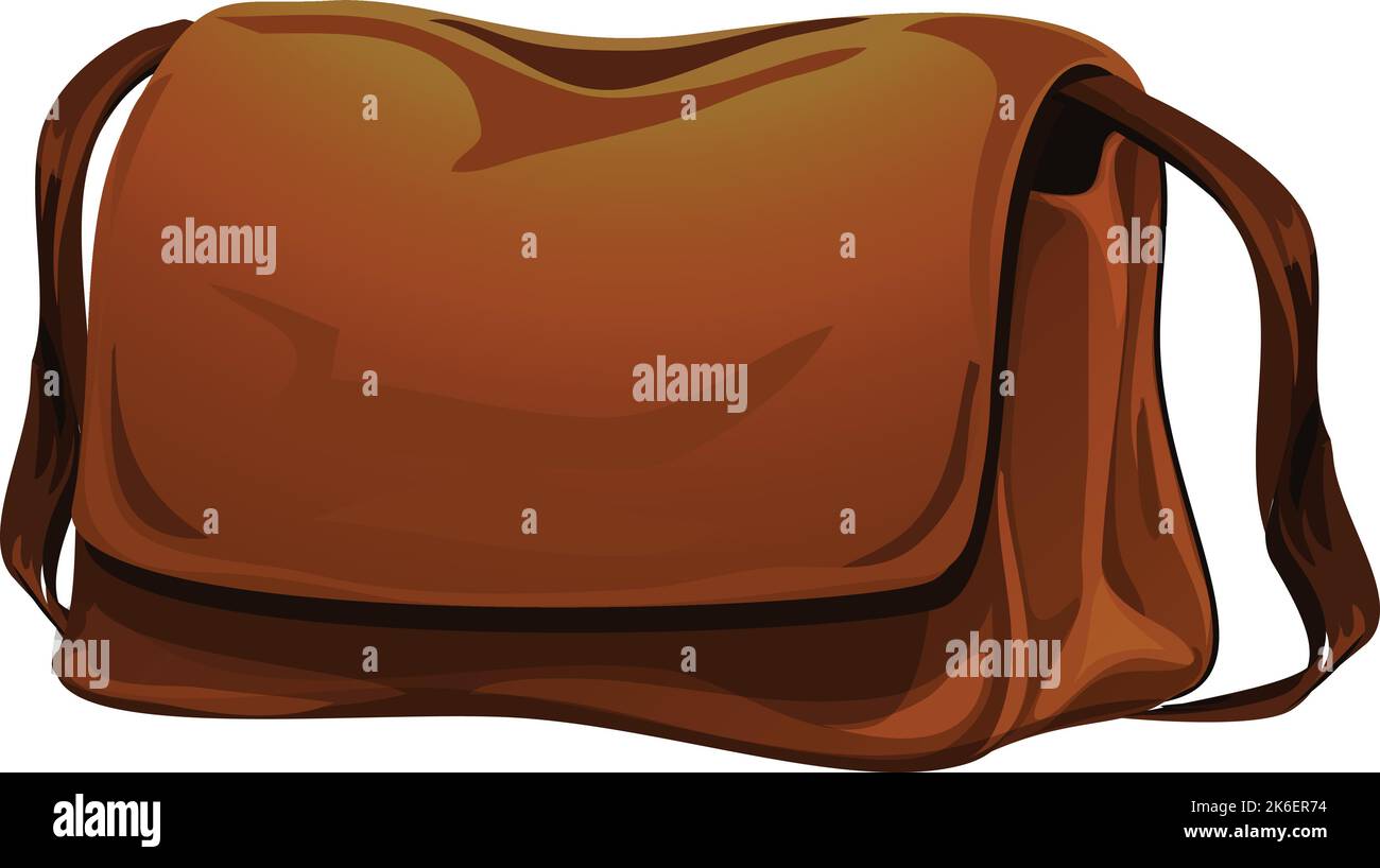 Postman bag icon cartoon vector. Post mail. Delivery post Stock Vector