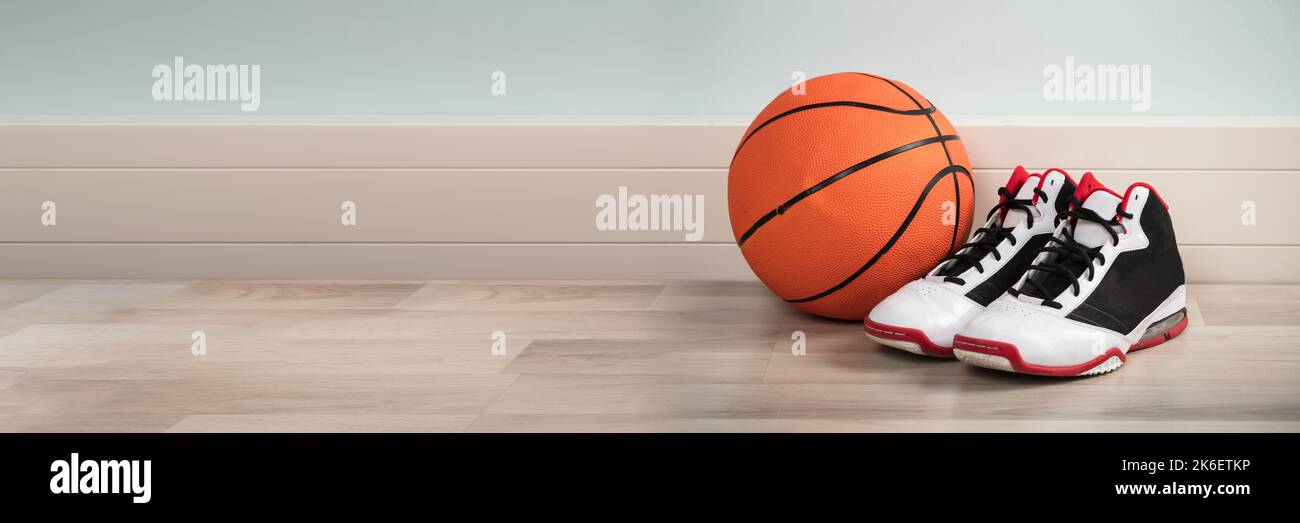 Basketball Sport Equipment Gear And Accessories. Ball Training Stock Photo