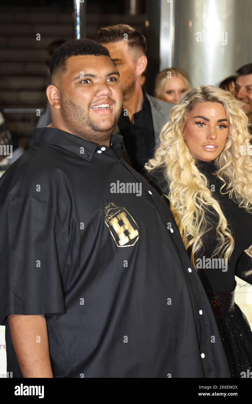 Harvey Price and Katie Price, National Television Awards, OVO Arena,  Wembley, London, UK, 13 October 2022, Photo by Richard Goldschmidt Stock  Photo - Alamy