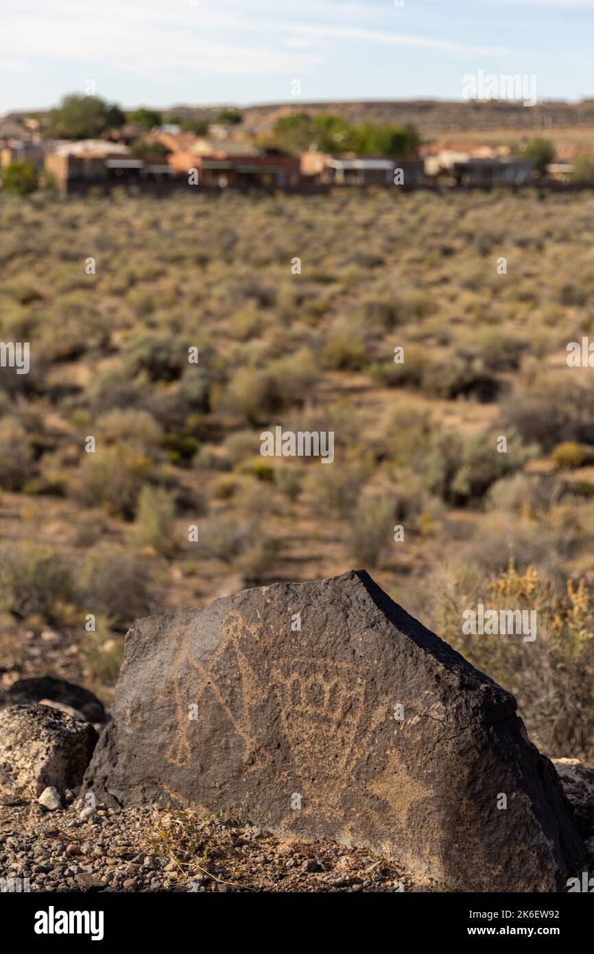 Boca Negra Canyon, Petroglyph National Monument, Albuquerque, New ...