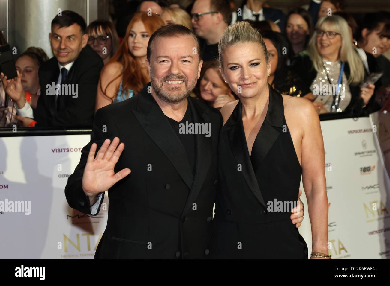 Ricky Gervais, National Television Awards, OVO Arena, Wembley, London