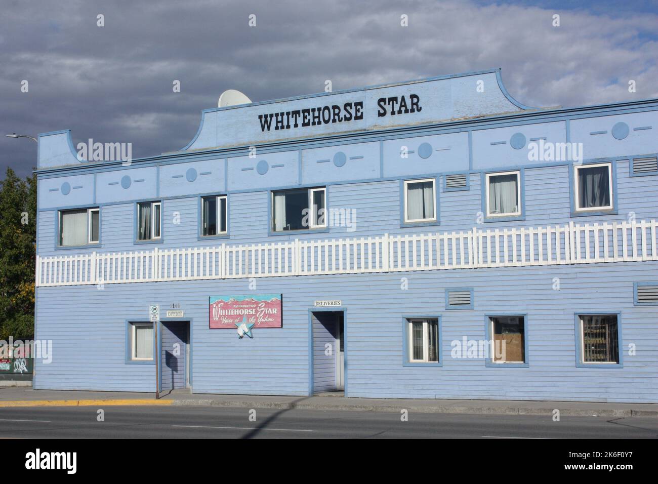 The Whitehorse Star building in Whitehorse Yukon Territory Canada
