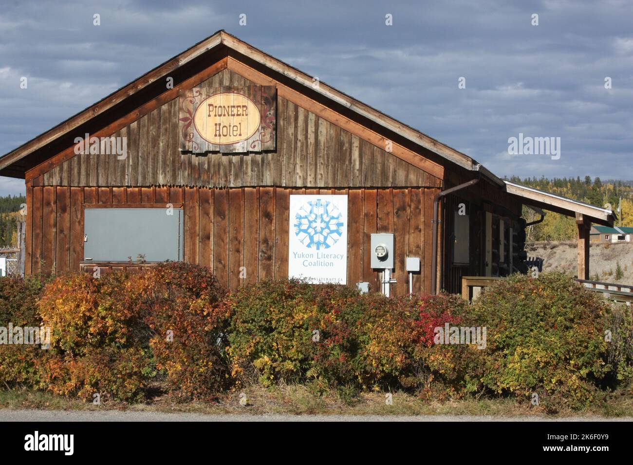 Moose Creek Lodge, a roadhouse on the North Klondike highway in