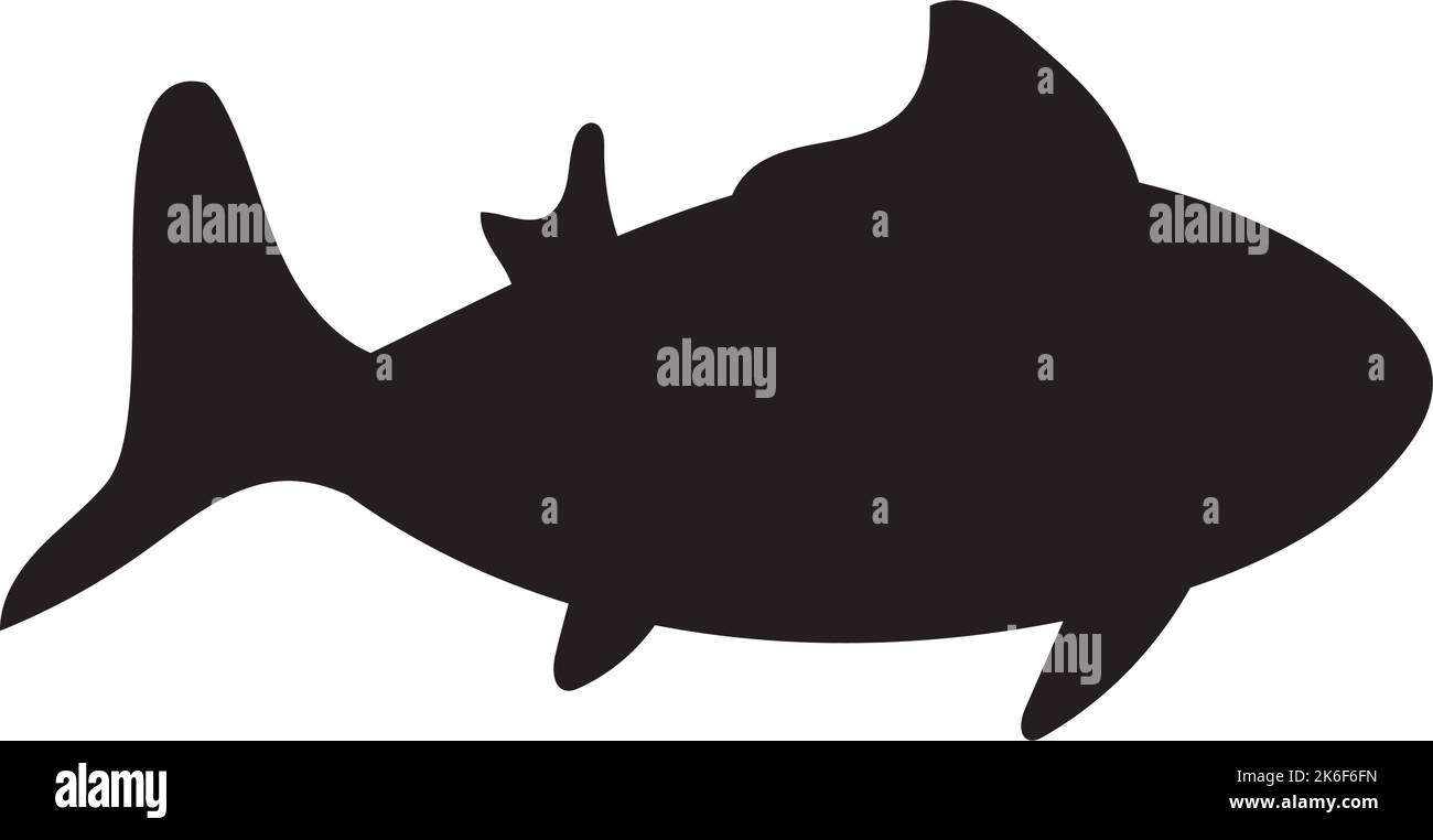 fish sealife animal silhouette Stock Vector Image & Art - Alamy