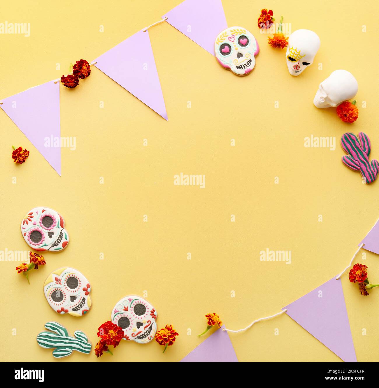 Mexico day of the death flags hires stock photography and images Alamy