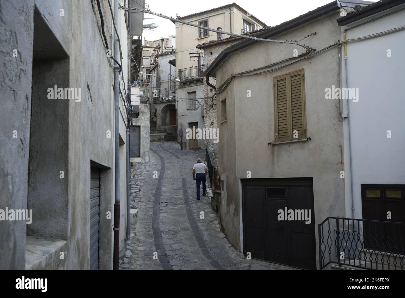 The photos represent what is today and what was San Donato di Ninea. An