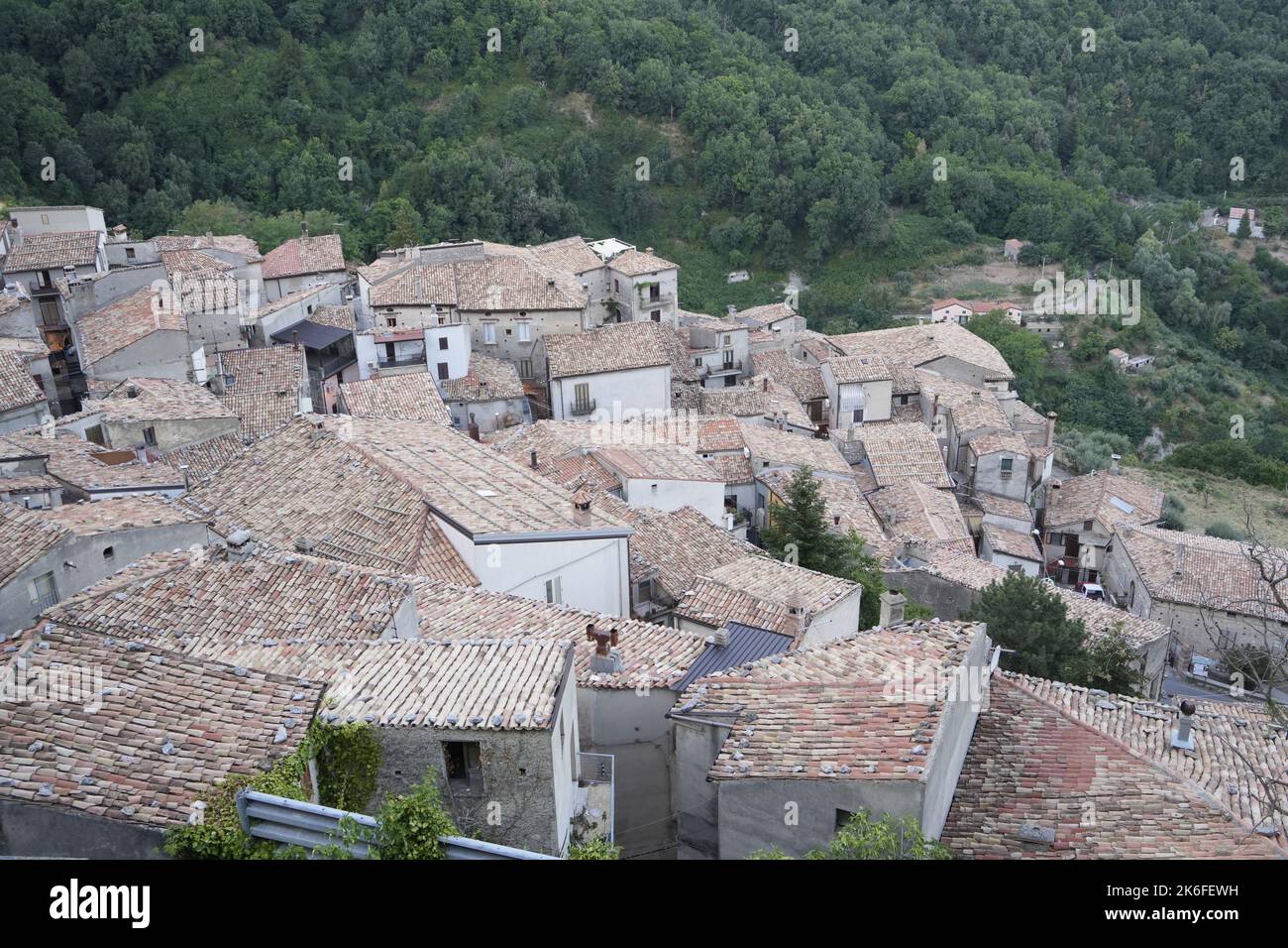 The photos represent what is today and what was San Donato di Ninea. An