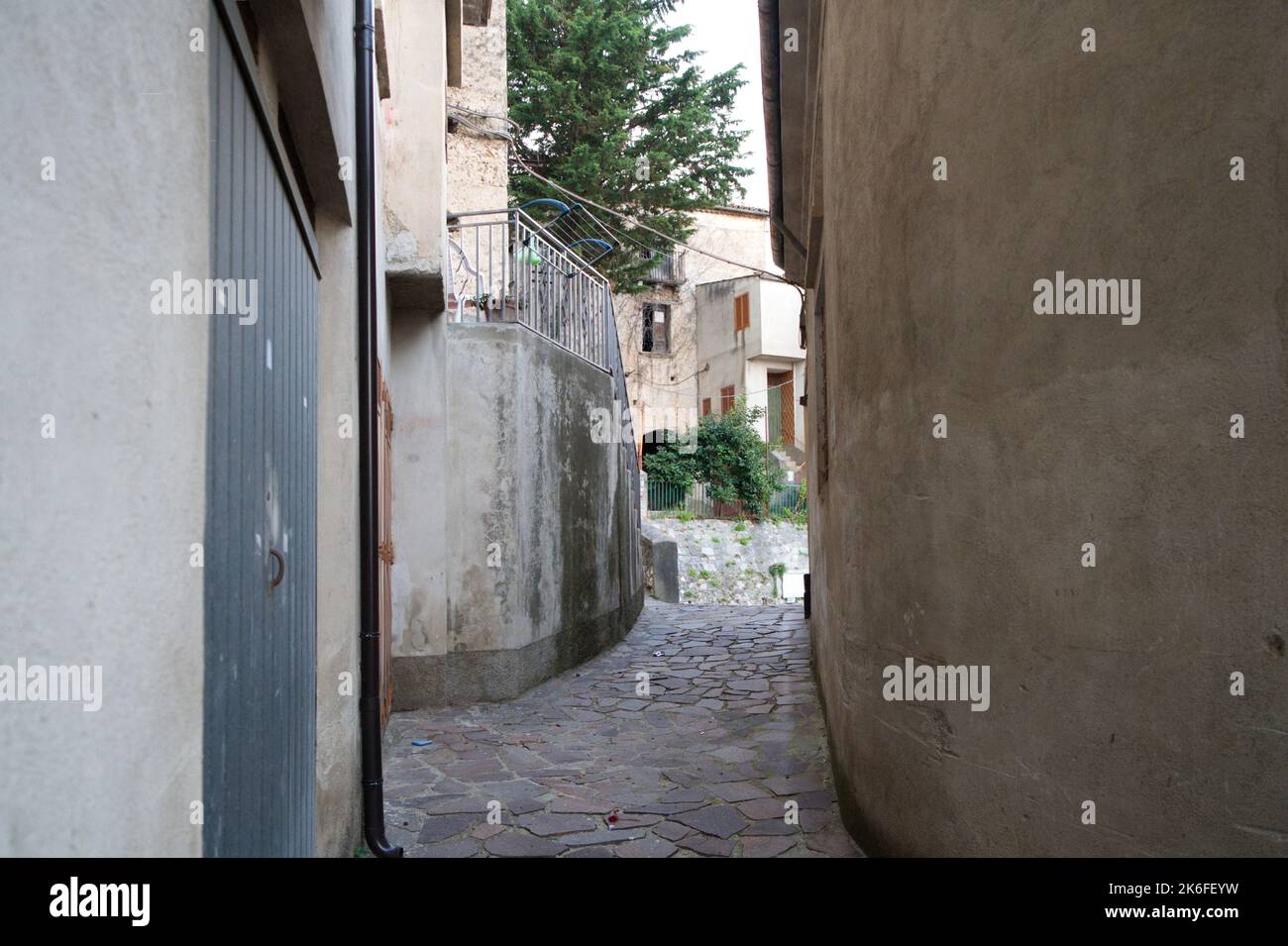 The photos represent what is today and what was San Donato di Ninea. An