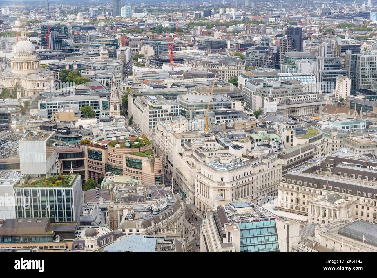 Aerial view barbican city london hi-res stock photography and images ...