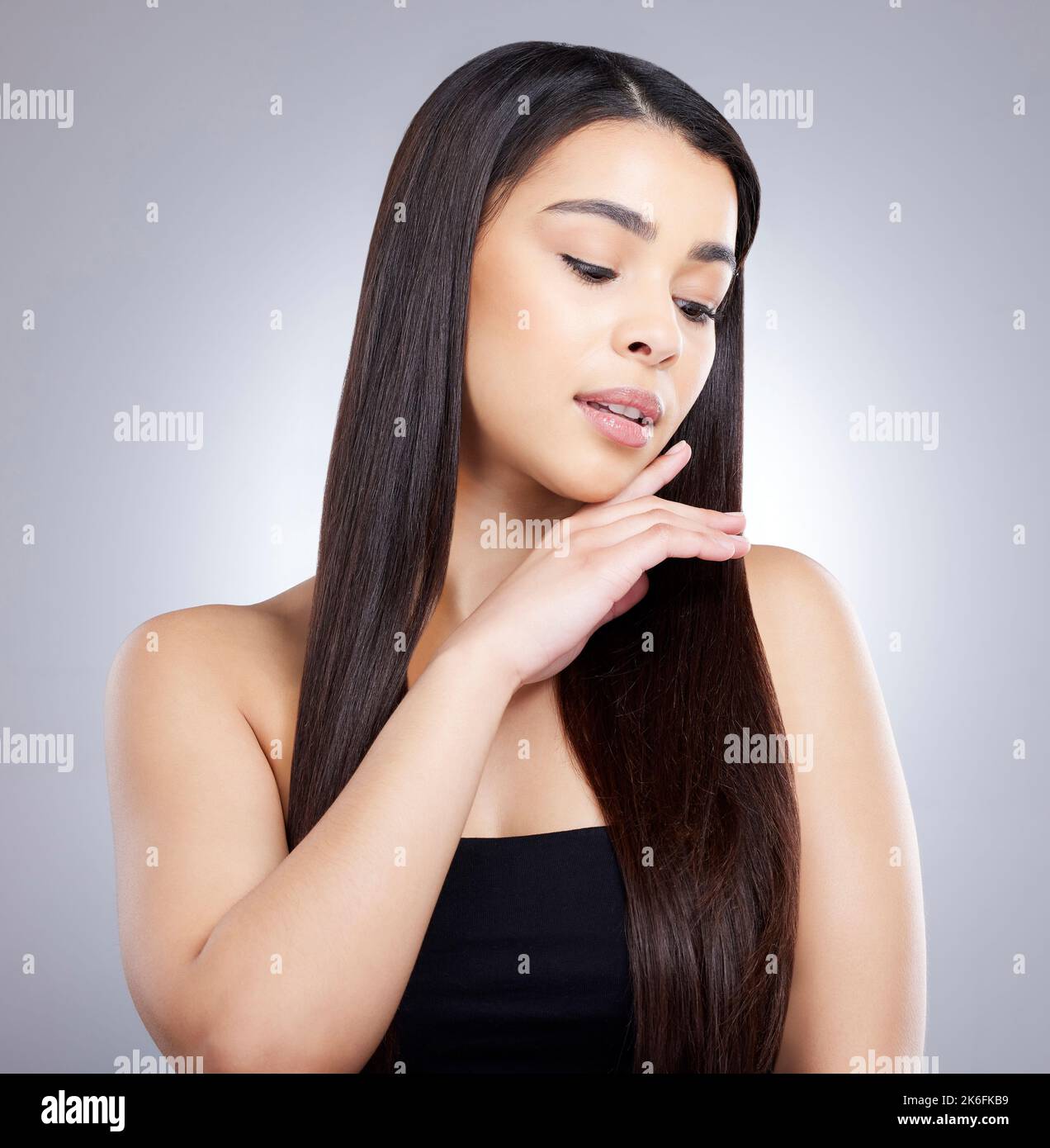 Glam woman hair hi-res stock photography and images - Alamy