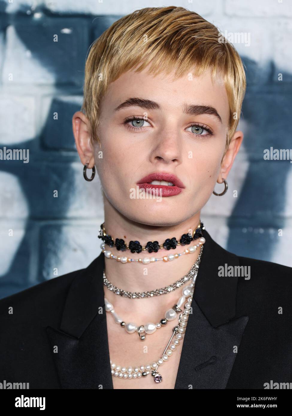 HOLLYWOOD, LOS ANGELES, CALIFORNIA, USA - OCTOBER 13: British actress Esther  Rose McGregor (Esther-Rose McGregor) arrives at Amazon Freevee's 'High  School' House Party held at No Vacancy at Retan Hotel (The Whitley)
