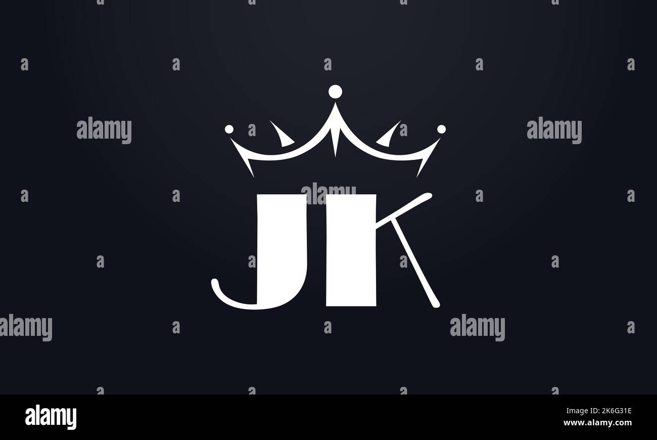 King crown logo design vector and extra bold queen symbol Stock Vector ...