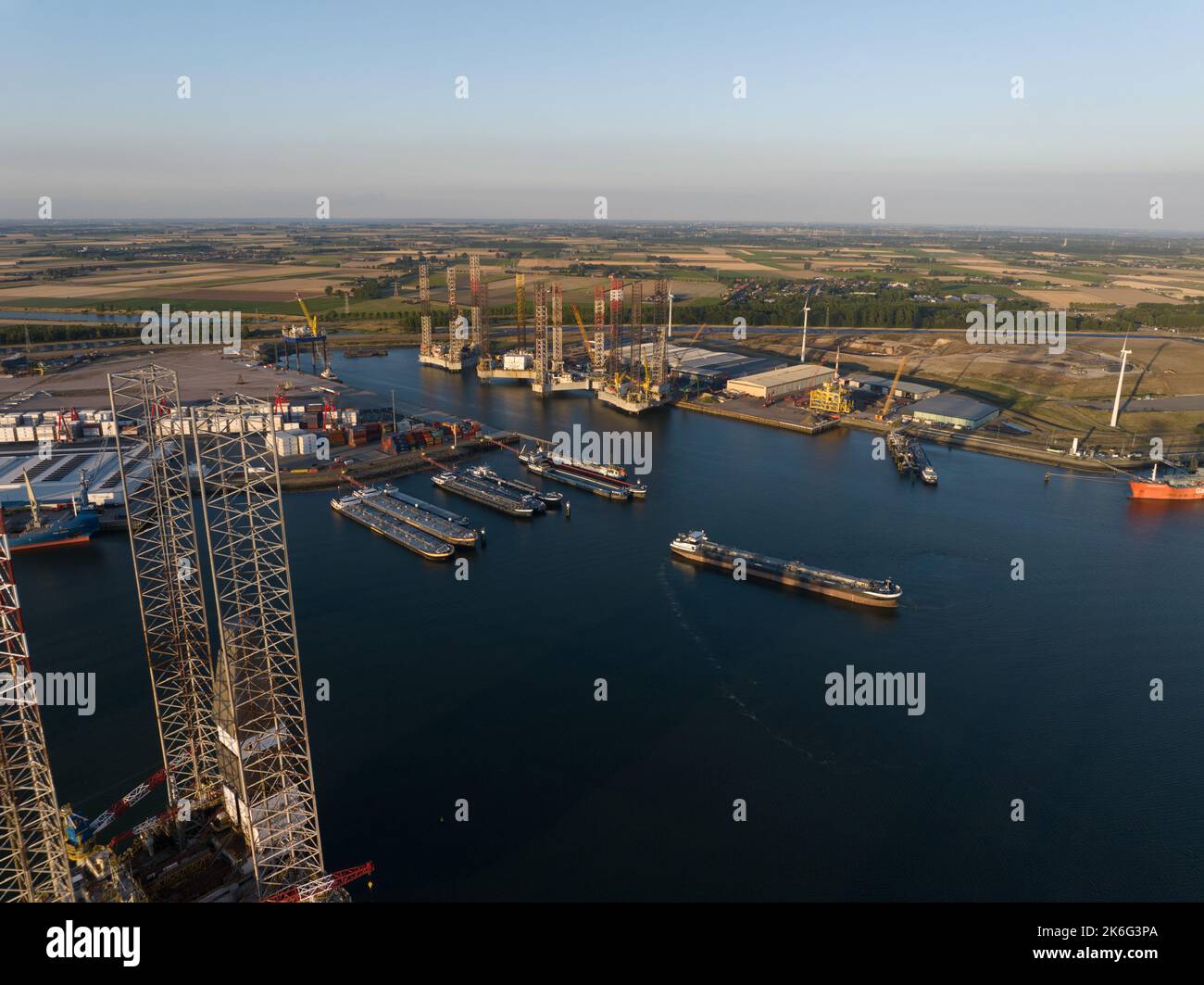 Vlissingen, 8th of August 2022, The Netherlands. Port of Vlissingen