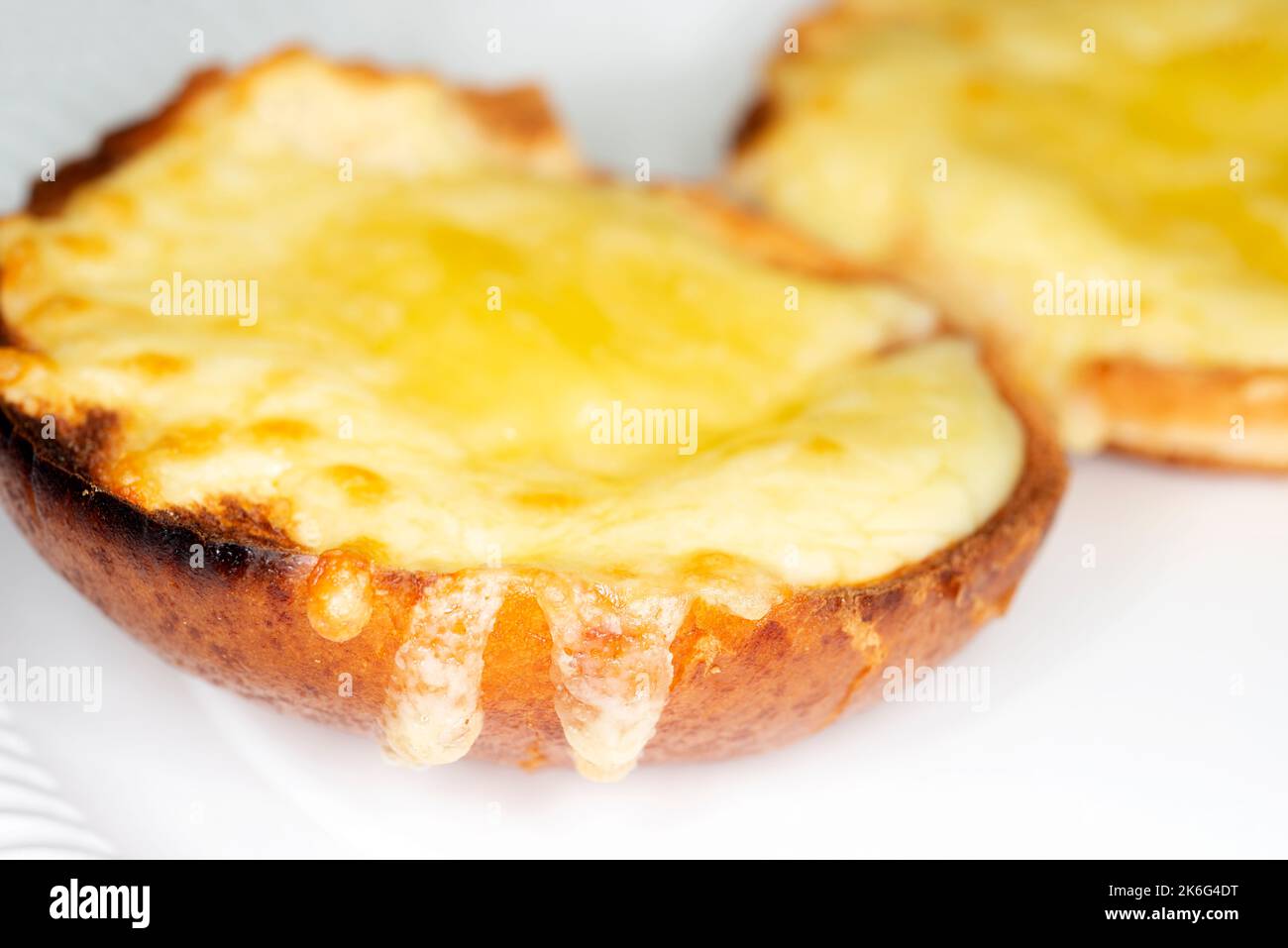Toasted cheese roll Stock Photo