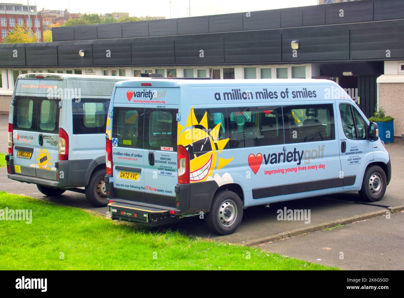 The Variety Sunshine Coach Programme sunshine coach Stock Photo
