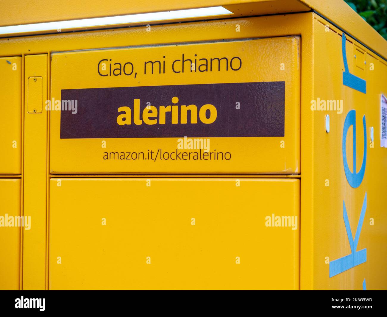 Amazon Hub Locker, where customers can take their order themselves