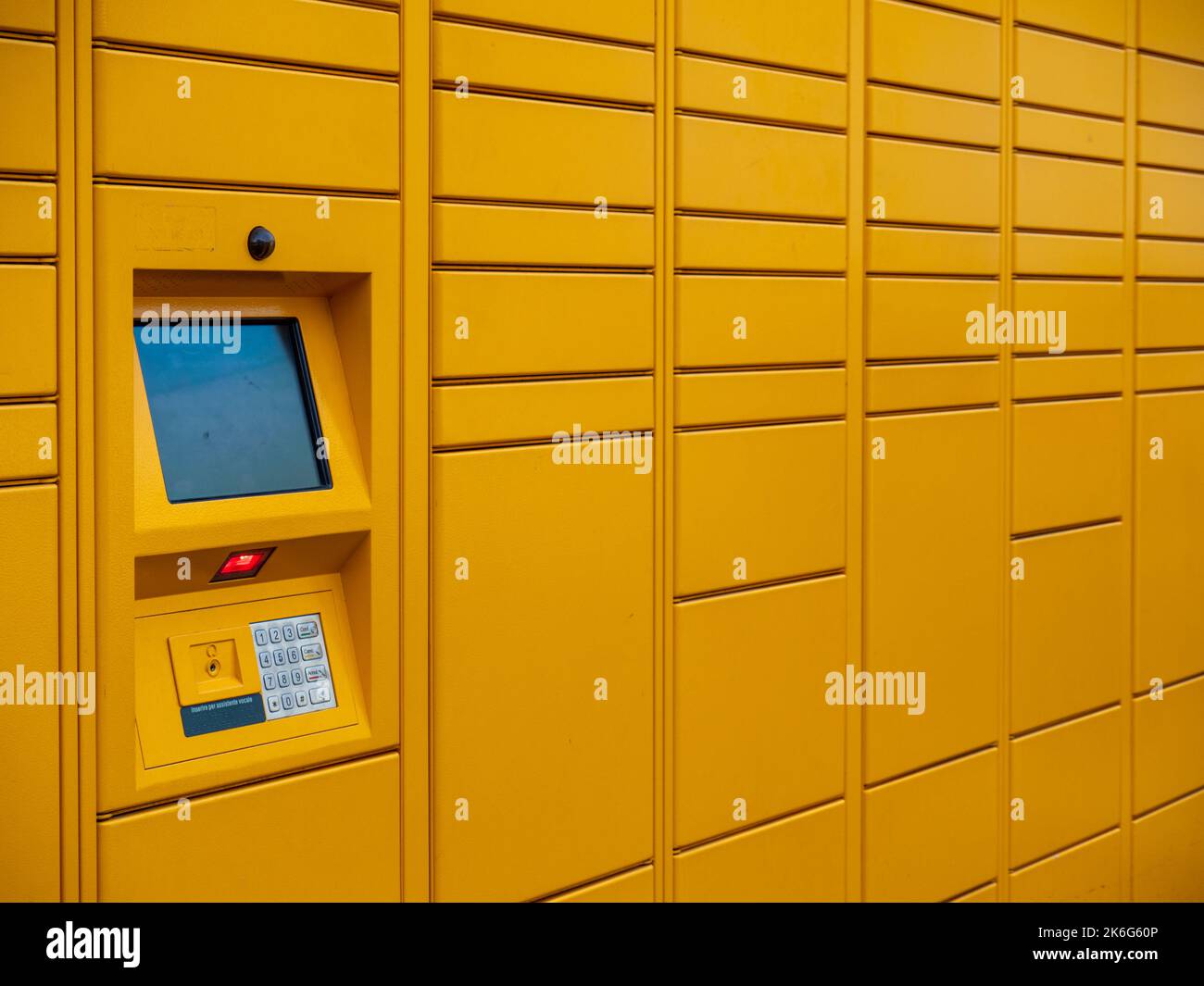 Amazon Hub Locker, where customers can take their order themselves