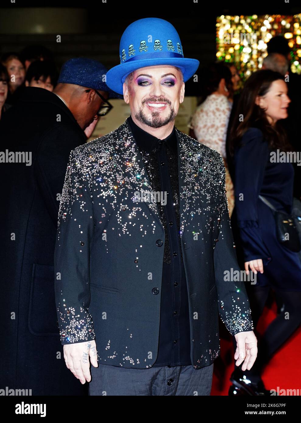 Boy attending the National Television Awards 2022 held at the