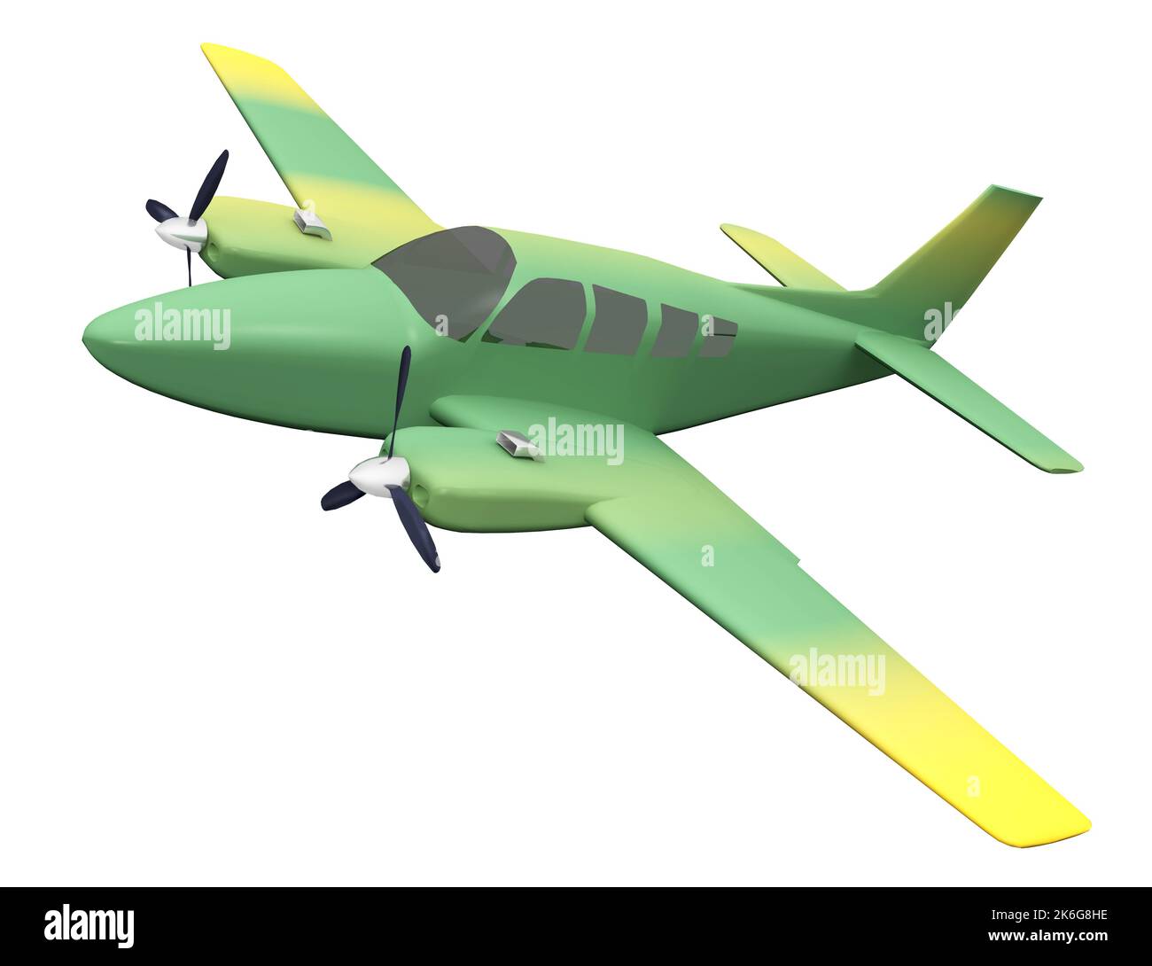 Twin engine commercial aircraft isolated on white background Stock ...