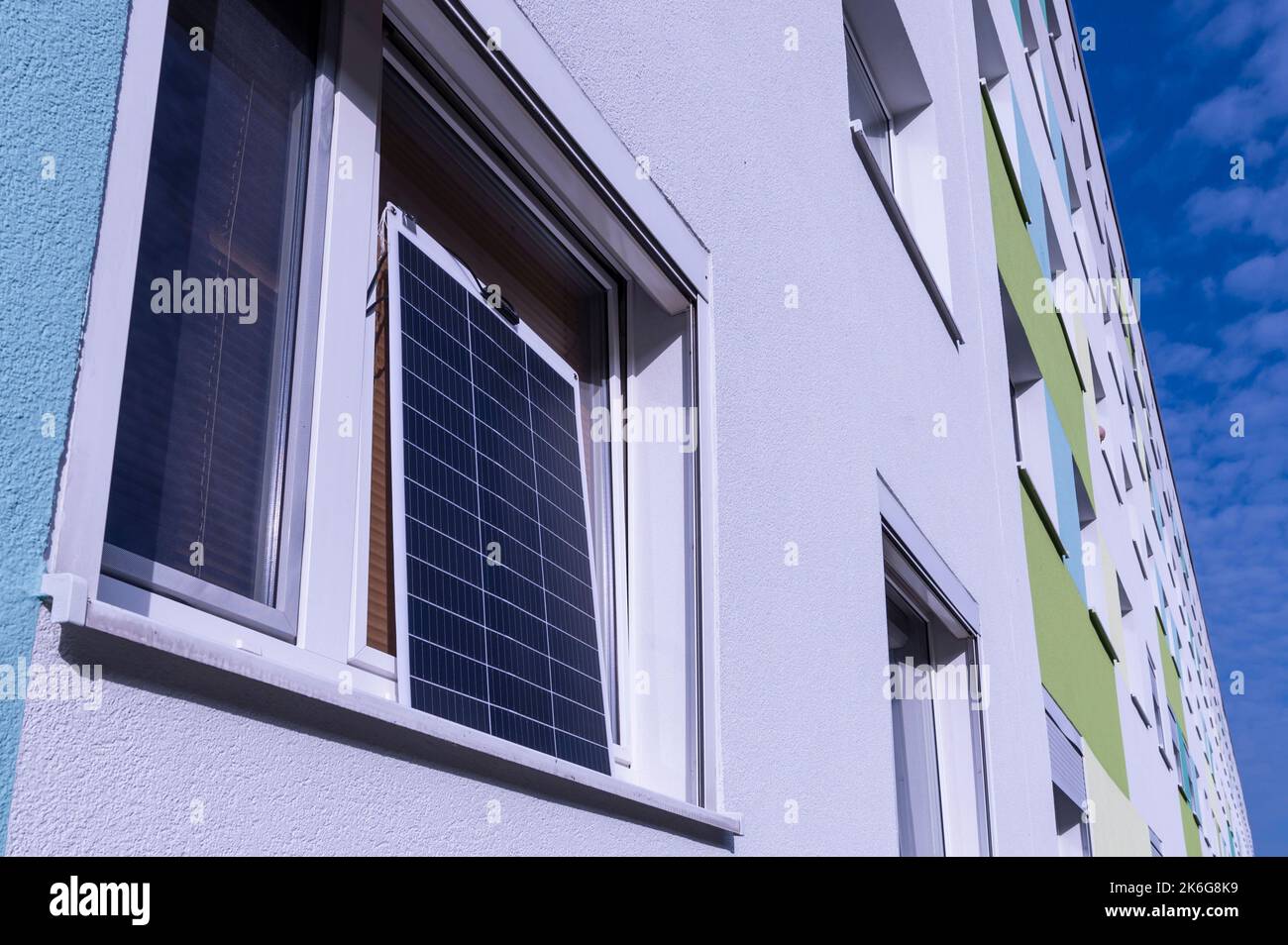 Apartment tenants put solar panels on their windows to cut rising