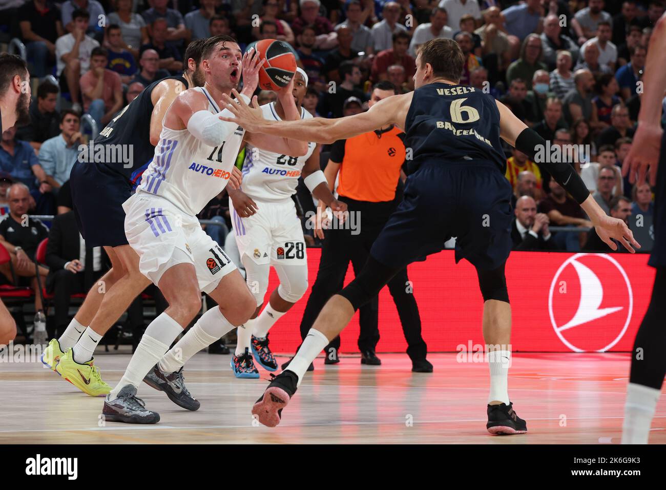 Mario Hezonja of Real Madrid in action during Turkish Airlines ...