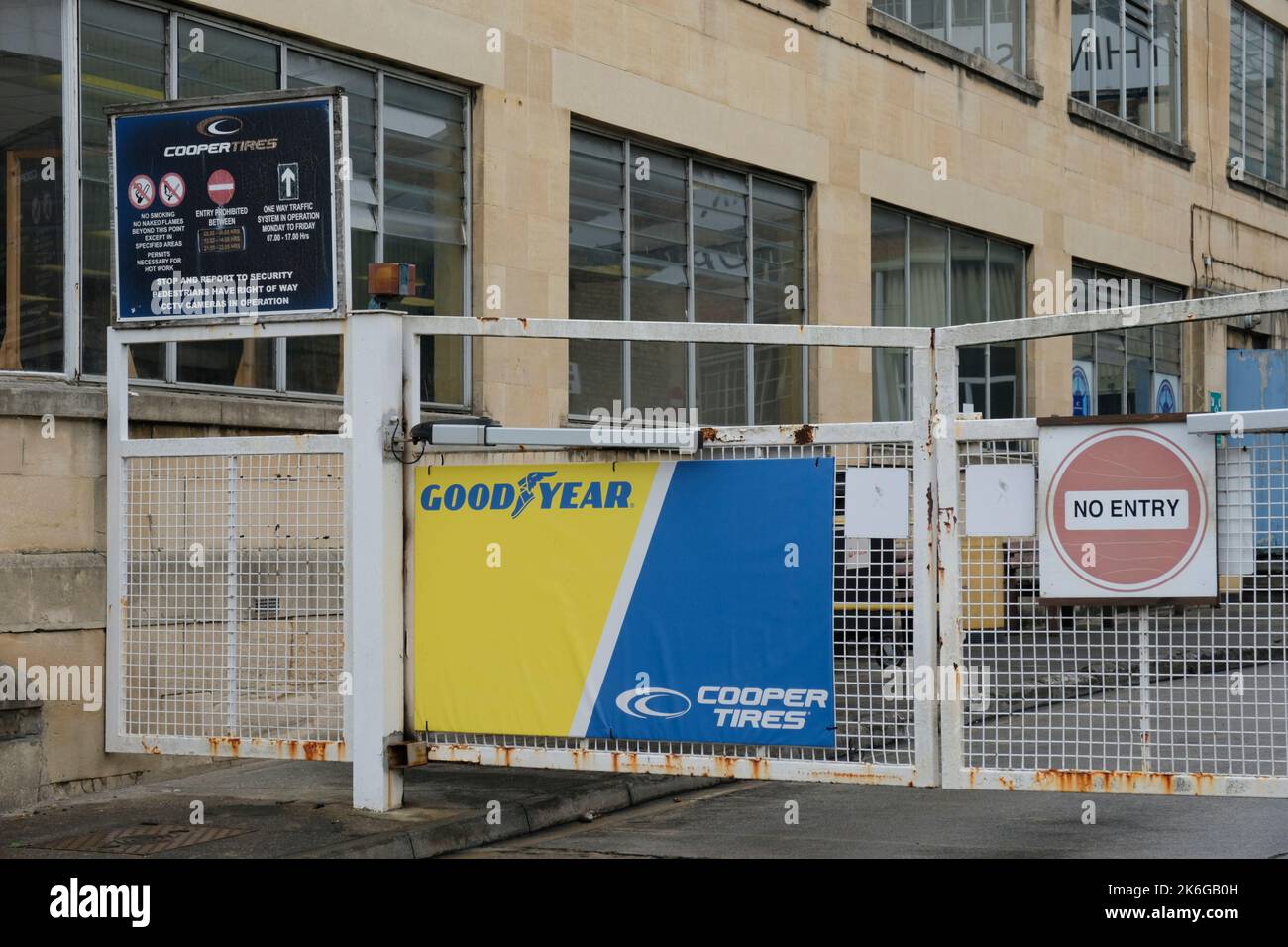 Melksham, Wiltshire, UK. 14th Oct, 2022. American firm Cooper Tires announces plans to close