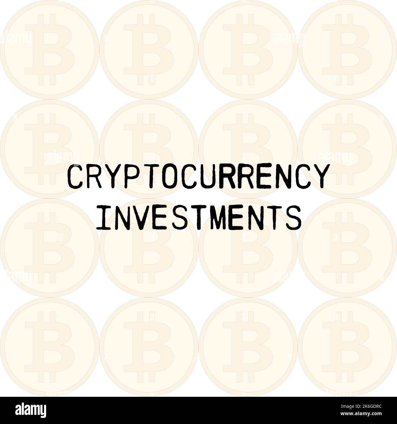 invest in bitcoin, pattern background vector art Stock Vector