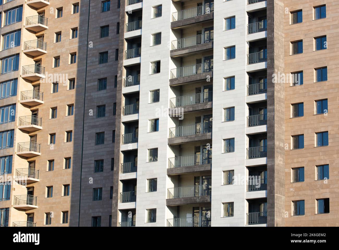 facade of an apartment building Stock Photo - Alamy