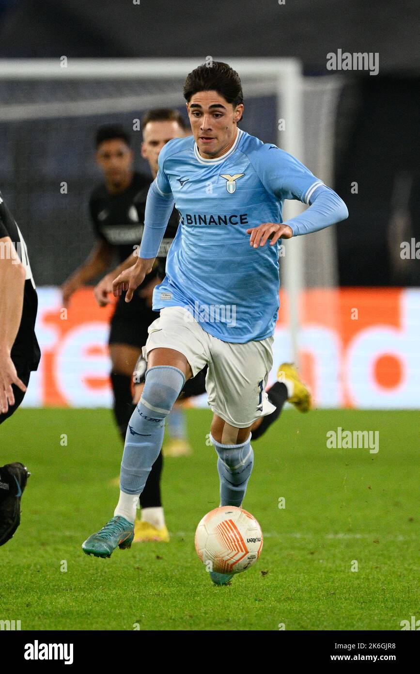 Rome, Italy. 13th Oct, 2022. Matteo Cancellieri (SS Lazio) during the