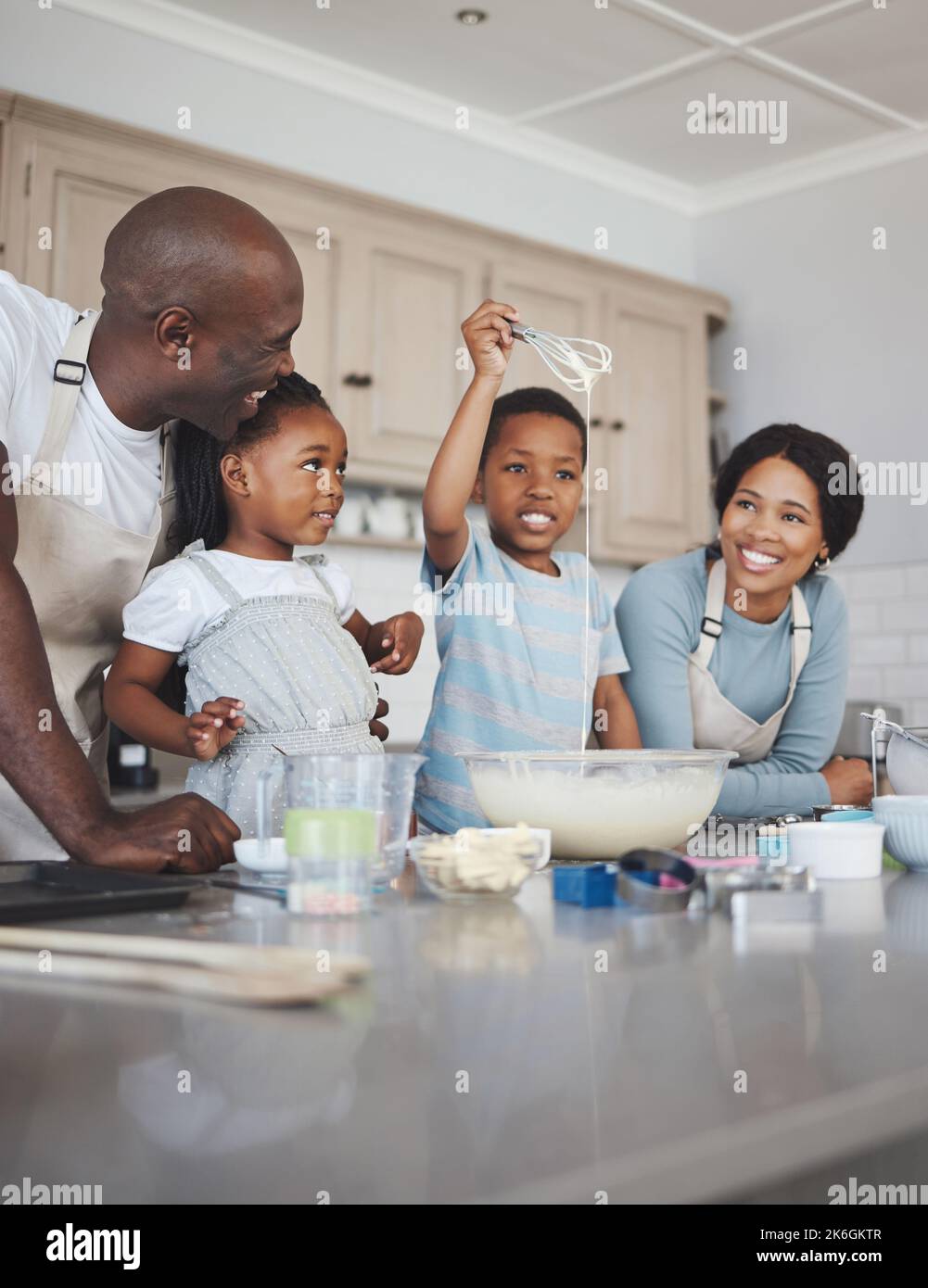 You, as the cook, must bring soul to a recipe. a family baking together