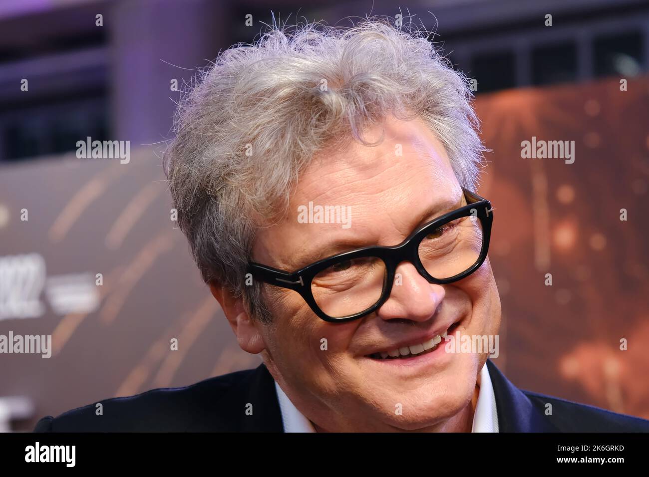 Colin Firth attends film premiere of 'Empire of Light' during the 2022