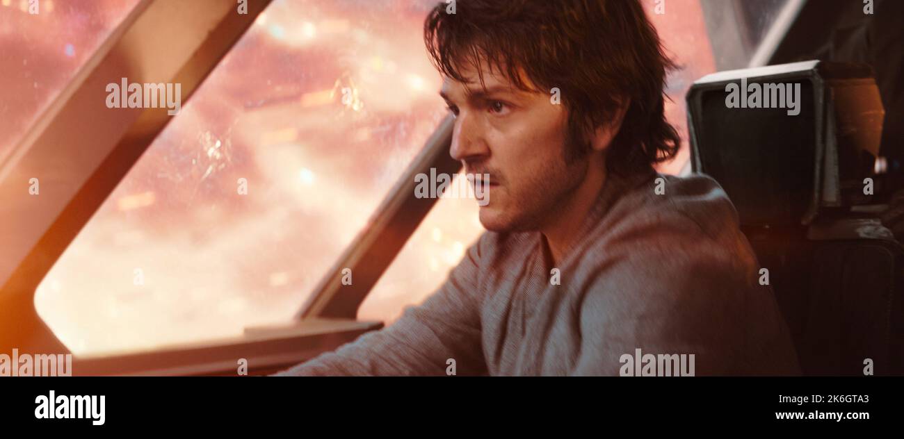 Star Wars: Andor (TV Series). Diego Luna as Cassian Andor. Stock Photo
