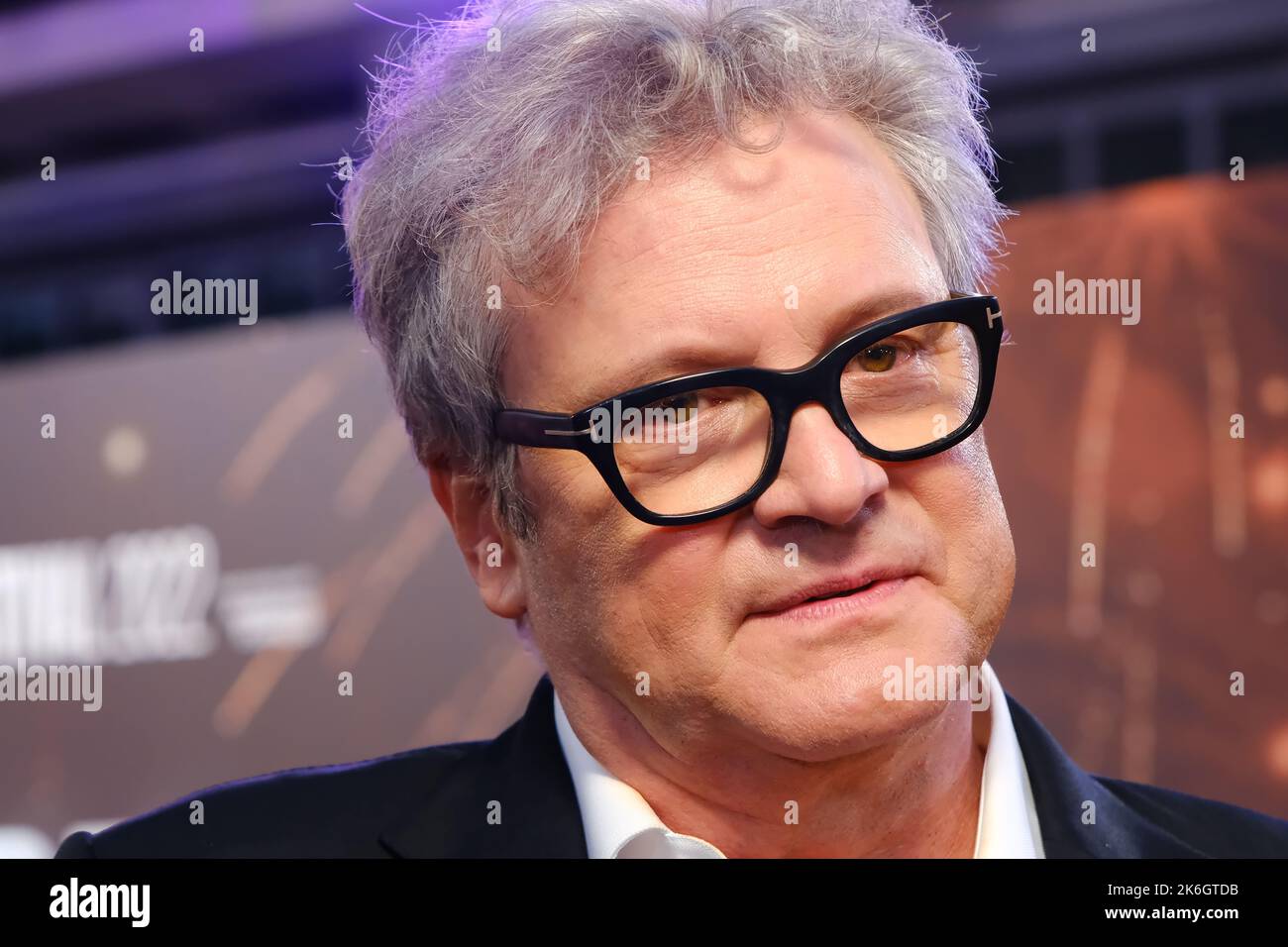 Colin Firth attends film premiere of 'Empire of Light' during the 2022