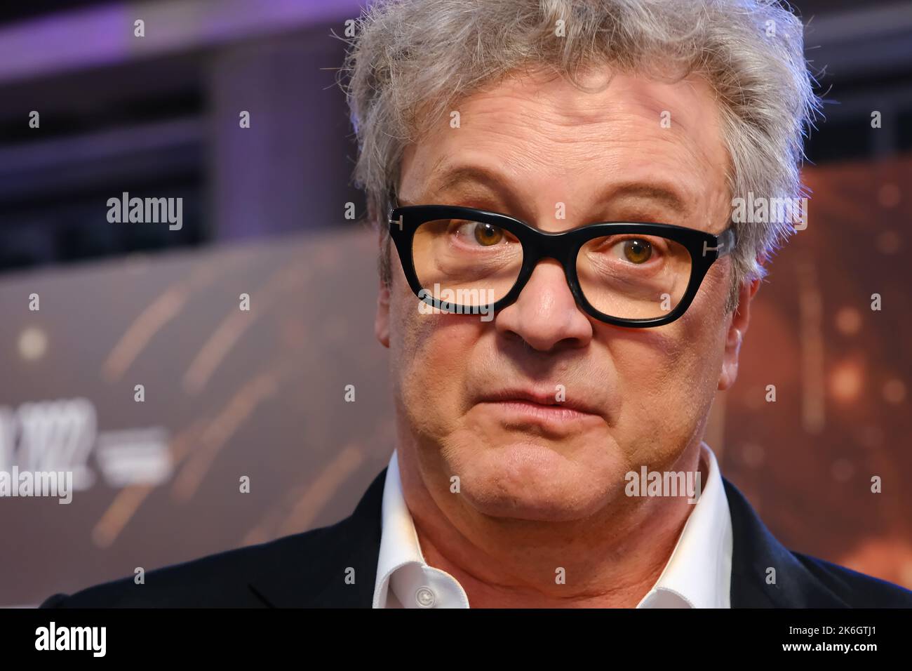 Colin Firth attends film premiere of 'Empire of Light' during the 2022