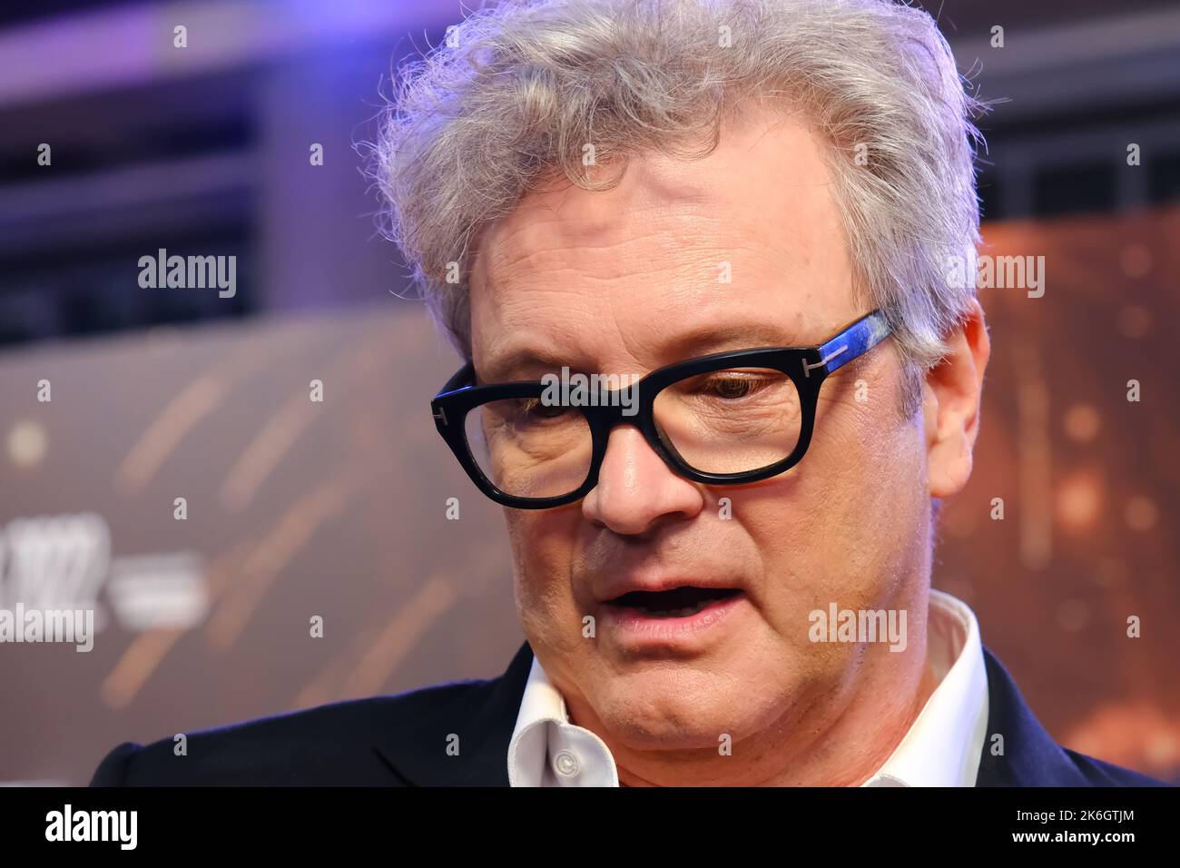 Colin Firth attends film premiere of 'Empire of Light' during the 2022