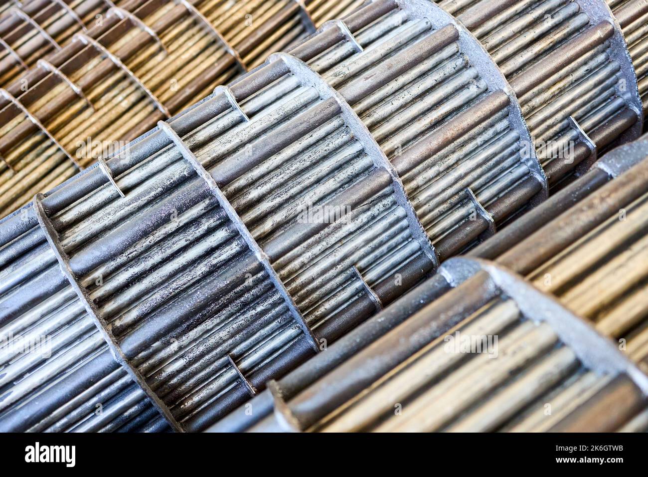 Heat exchangers tube bundle details of industrial heat exchanger shell