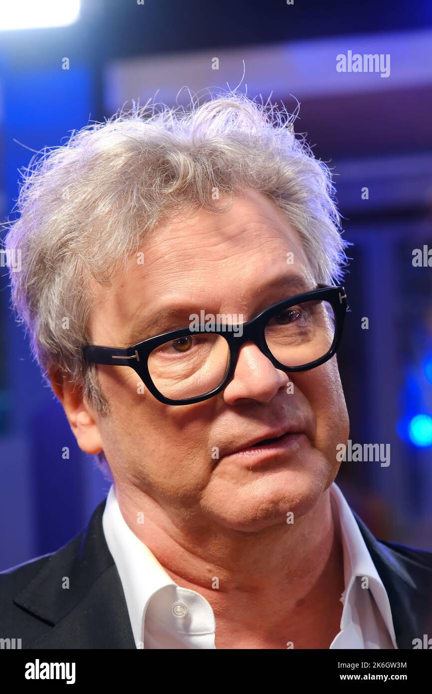 Colin Firth attends film premiere of 'Empire of Light' during the 2022