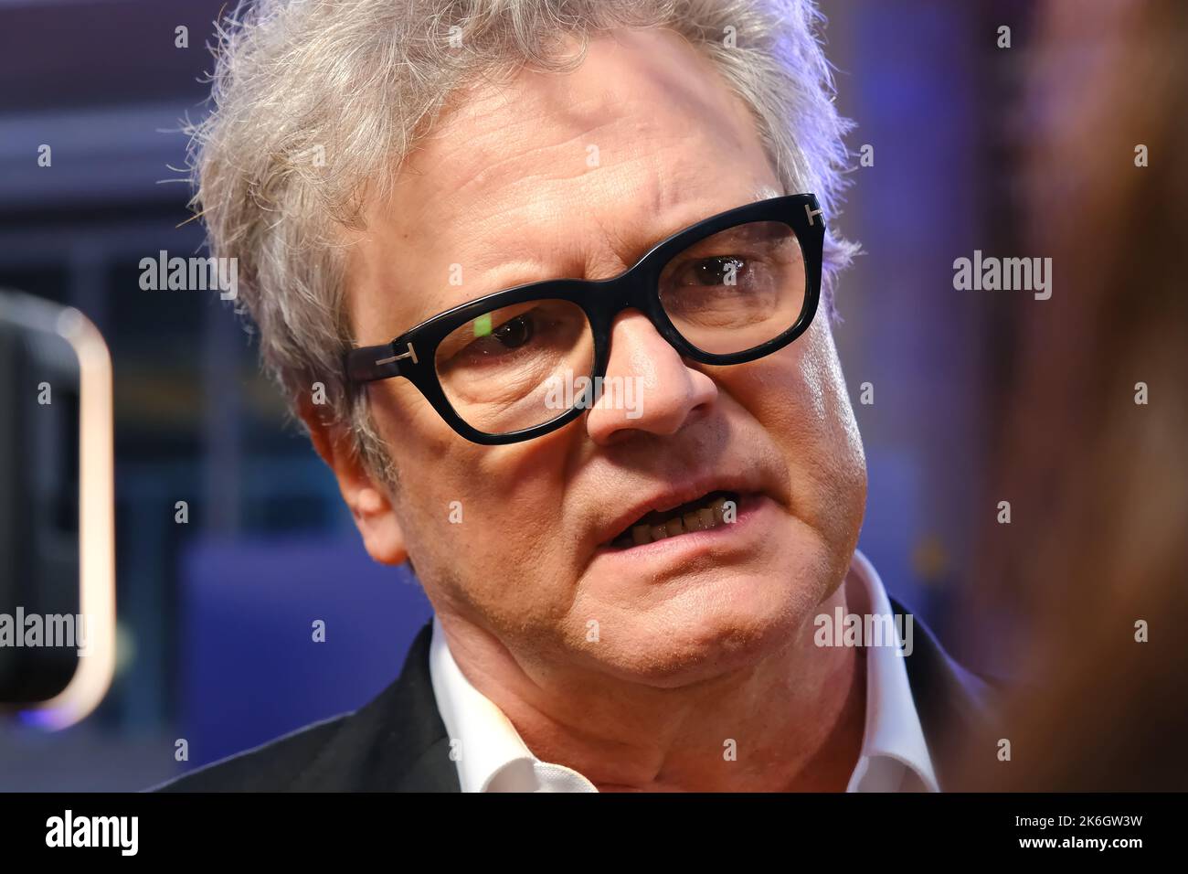 Colin Firth attends film premiere of 'Empire of Light' during the 2022