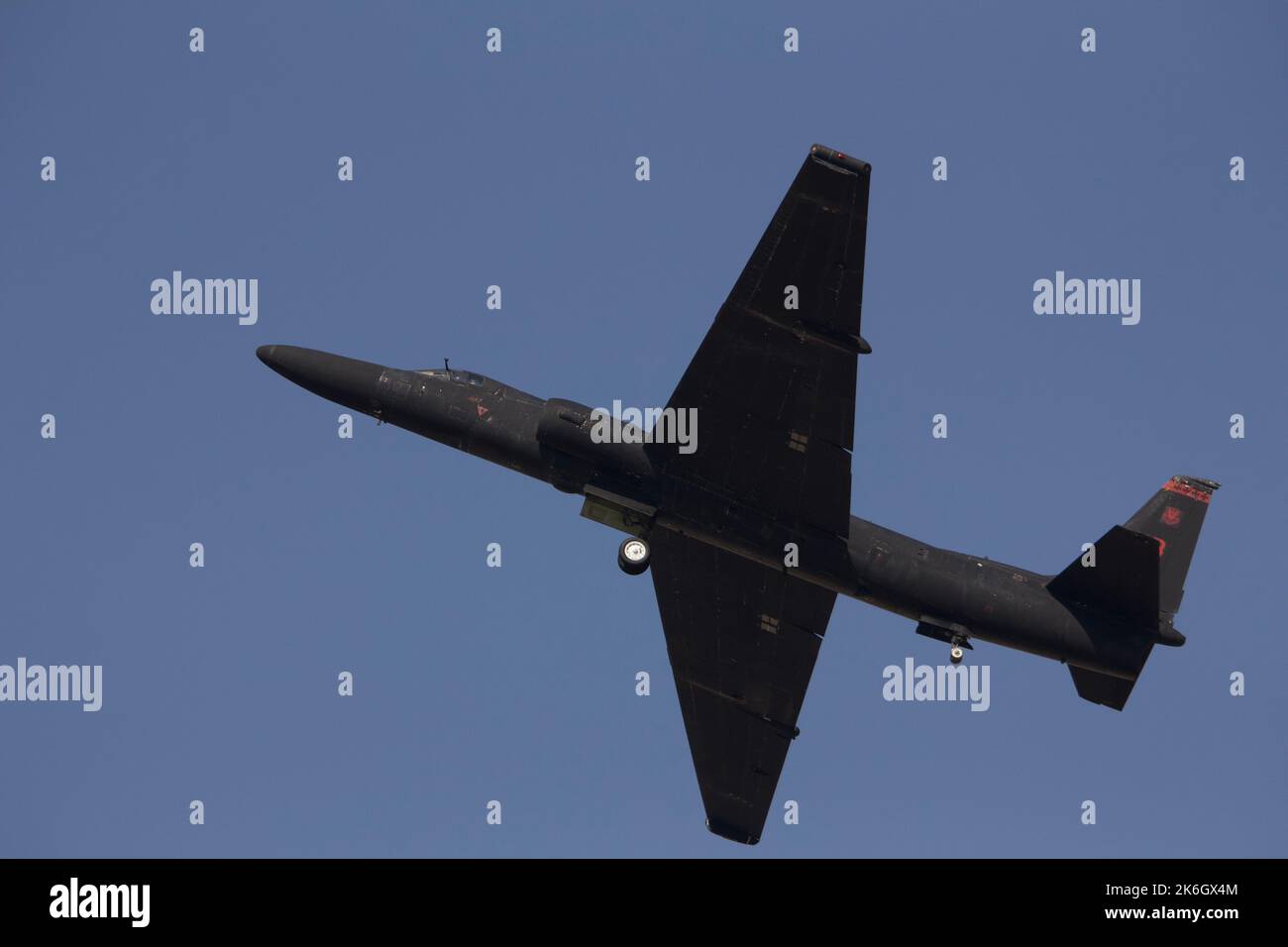 Lockheed U2 USAF spy plane. Stock Photo