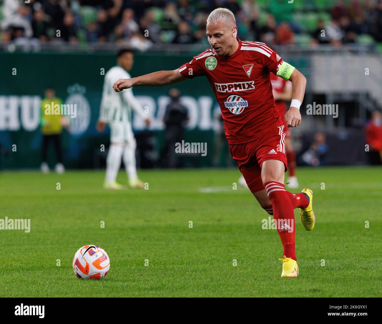 Amer Gojak of Ferencvarosi TC celebrates after scoring a goal during  News Photo - Getty Images