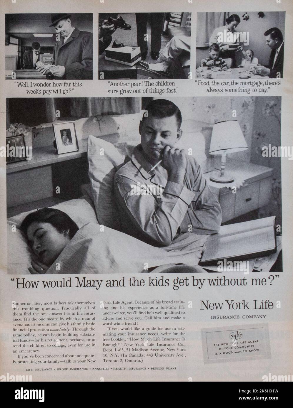 Vintage 2 June 1961 'Life' Magazine Advert, USA Stock Photo