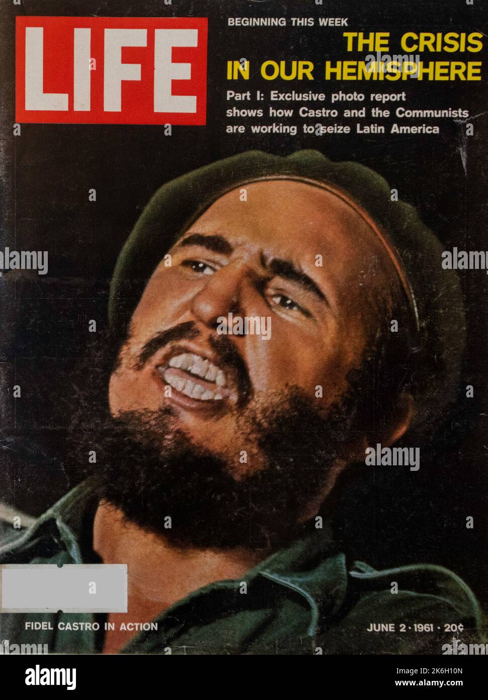 Vintage 2 June 1961 'Life' Magazine Cover, USA Stock Photo