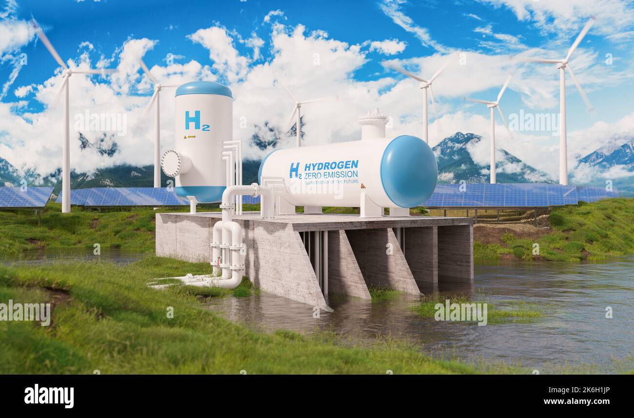 Hydrogen renewable energy production hydrogen gas production for