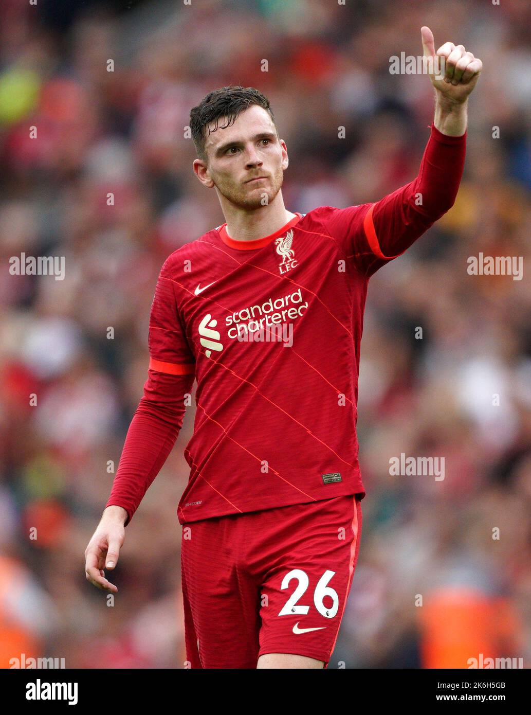 File photo dated 22 05 2022 of liverpool left back andy robertson who