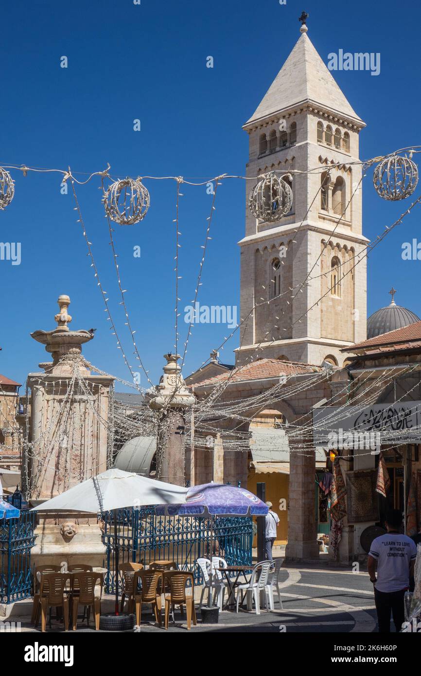Israel jerusalem old city church of the redeemer stock photo alamy