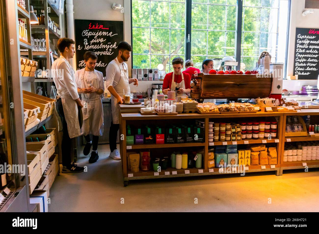 Prague, Czech Republic, Eska, Modern Brasserie Restaurant and Bakery