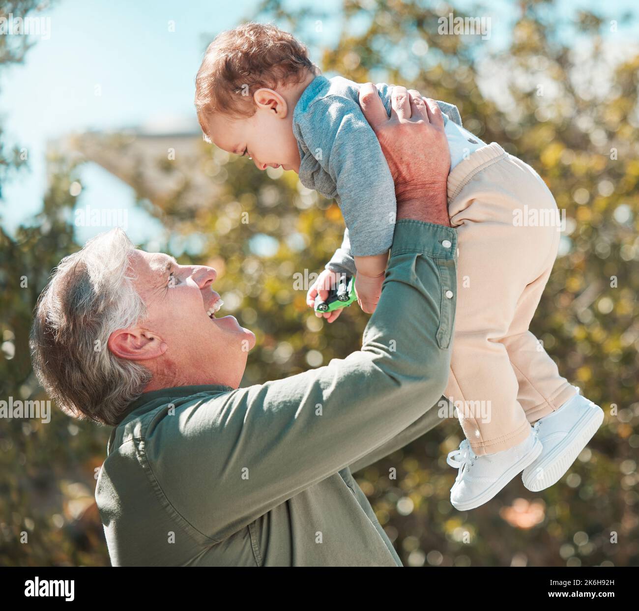Let grandpa get a good look at you. a handsome mature man and his ...