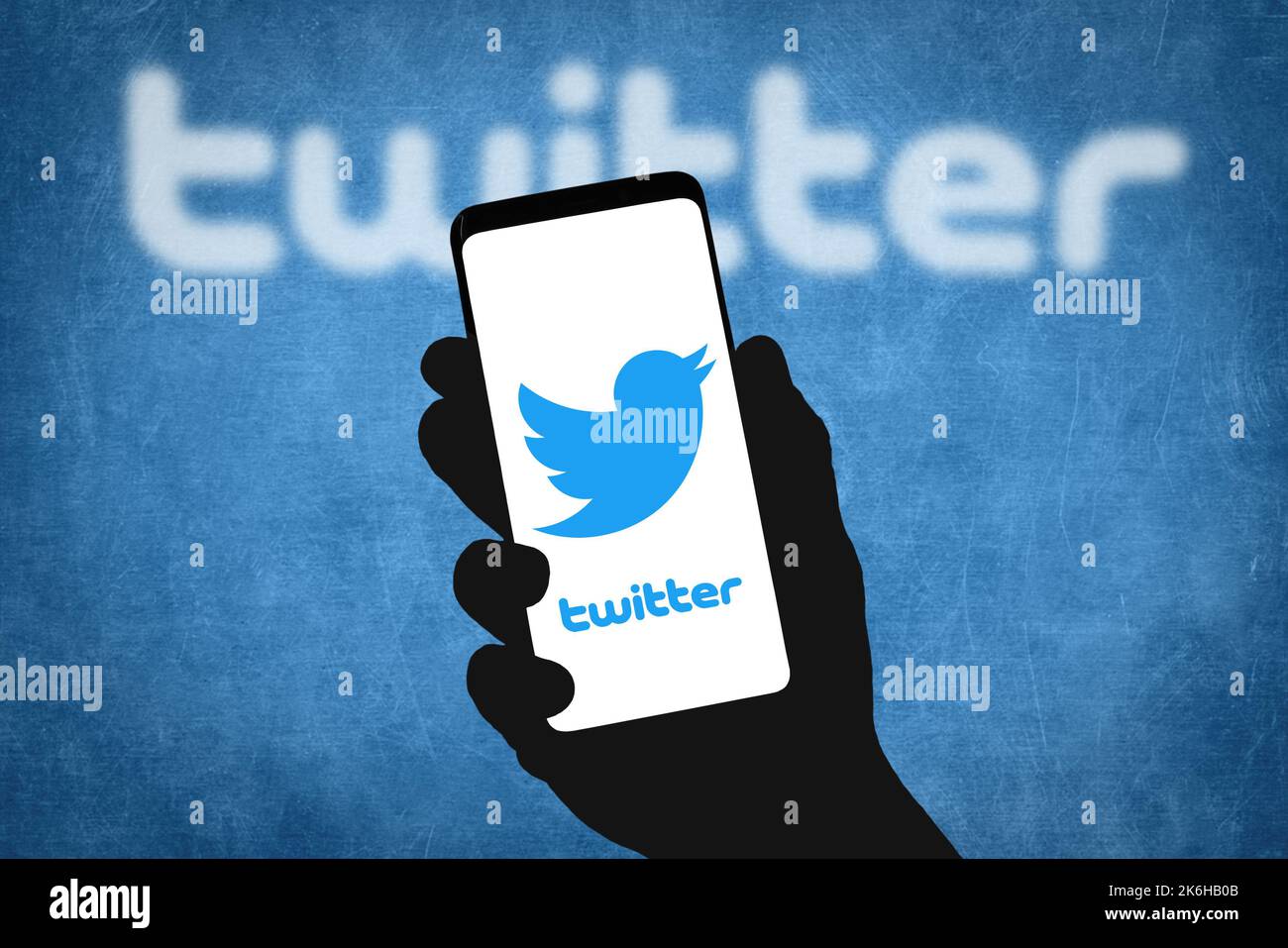 Twitter social networking service Stock Photo